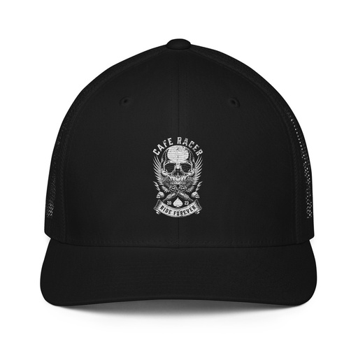 [ID: 596-G305] CAFE RACER Closed-Back Trucker Cap