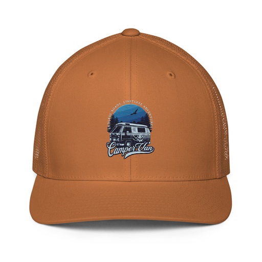 [ID: 596-G323] Campervan Closed-Back Trucker Cap