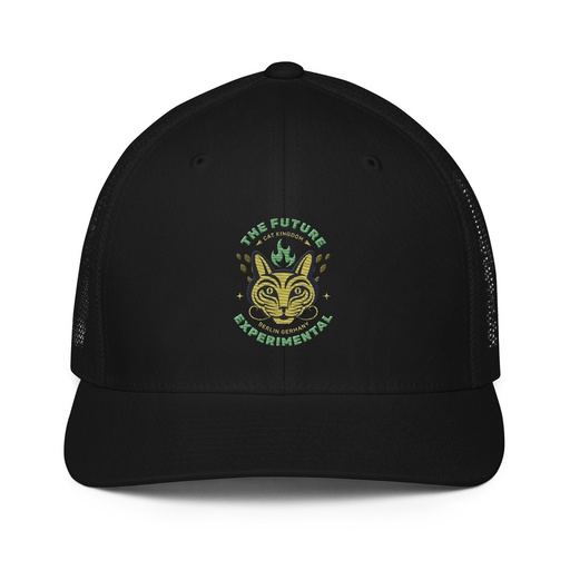 [ID: 596-G337] Cat Kingdom Berlin - Animal Closed-Back Trucker Cap