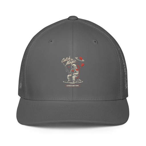 [ID: 596-G341] Catch the Magic Closed-Back Trucker Cap