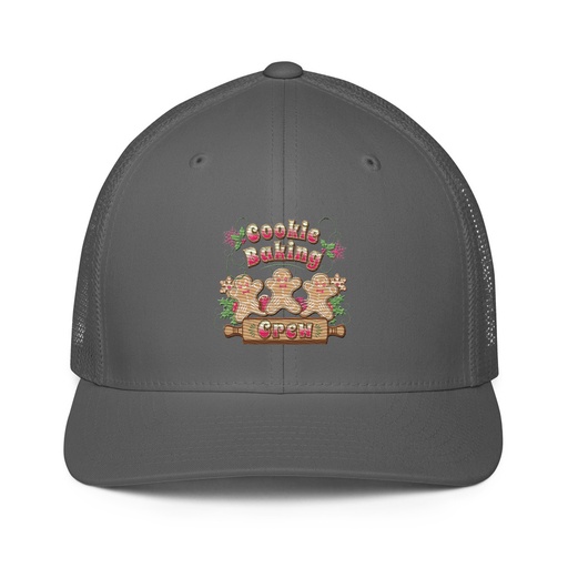 [ID: 596-G415] Cookie Baking Crew Closed-Back Trucker Cap