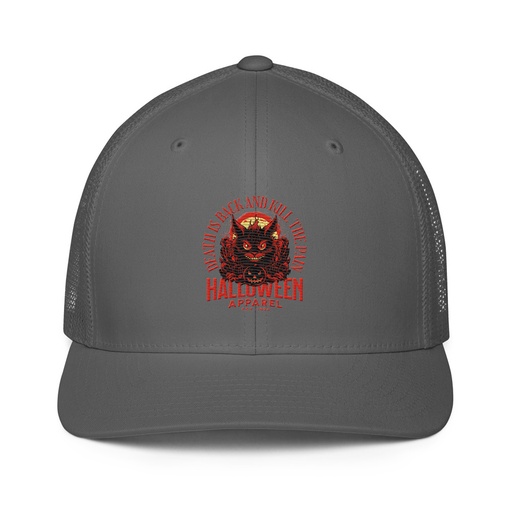 [ID: 596-G478] Death is Back Closed-Back Trucker Cap