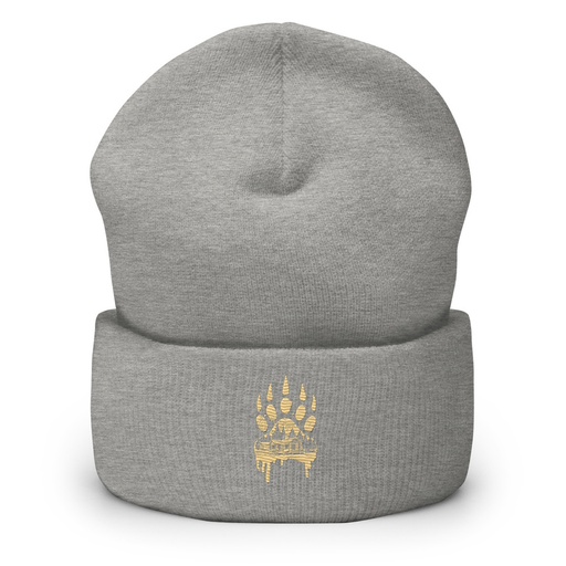 [ID: 266-G14] A Beary Good Home Cuffed Beanie