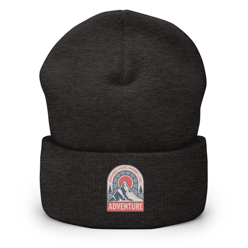 [ID: 266-G25] Adventure - Mountain Climbing Cuffed Beanie