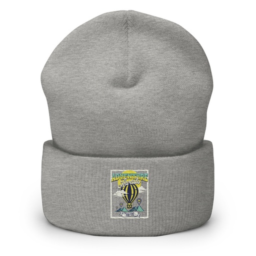 [ID: 266-G28] Adventure Awaits Cuffed Beanie