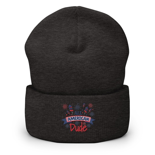 [ID: 266-G42] All American Cuffed Beanie