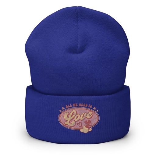 [ID: 266-G48] All We Need Is Love - Cupid Cuffed Beanie