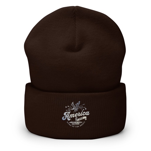 [ID: 266-G61] America 1776 Cuffed Beanie