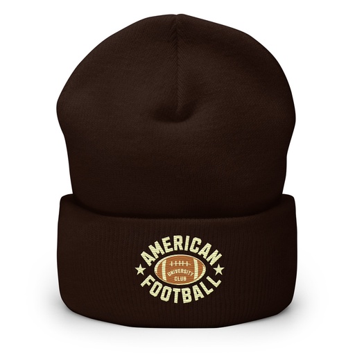 [ID: 266-G69] American Football - Athletic Sports Cuffed Beanie