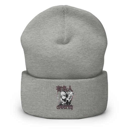 [ID: 266-G88] Anime Celebrity Girl - Japanese Cyber Streetwear Cuffed Beanie