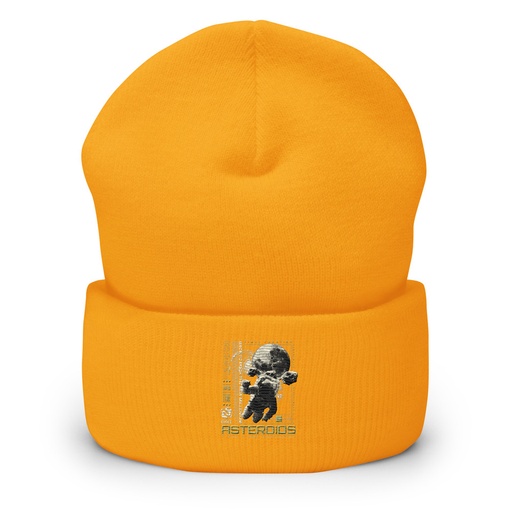 [ID: 266-G106] Asteroids Cuffed Beanie