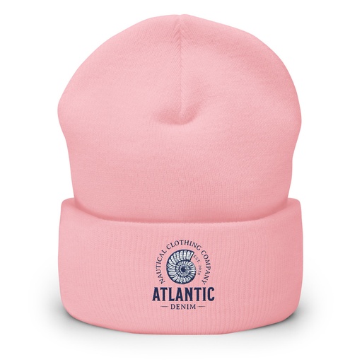 [ID: 266-G113] Atlantic Denim - Nautical Cuffed Beanie