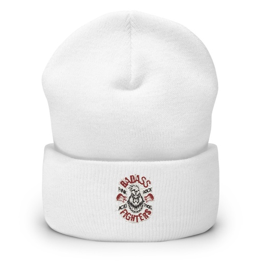 [ID: 266-G130] Badass Fighters Cuffed Beanie