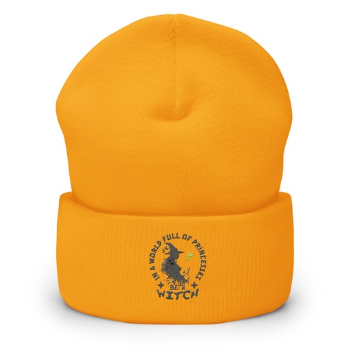 [ID: 266-G153] Be A Witch Cuffed Beanie