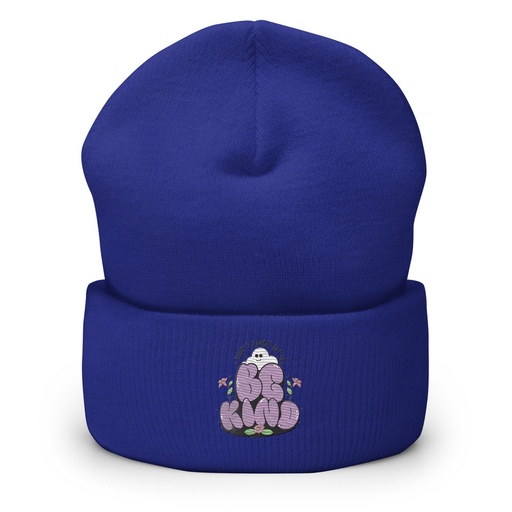 [ID: 266-G156] Be Kind Cuffed Beanie