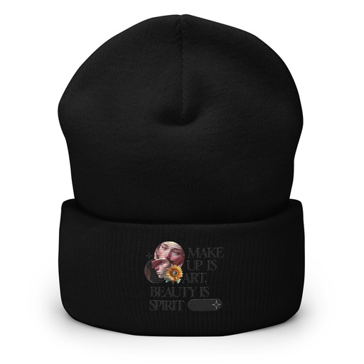[ID: 266-G174] Beauty is Spirit Cuffed Beanie