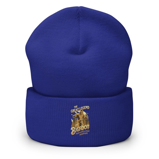 [ID: 266-G206] Bigfoot Legend  - Appalachian Forest Cuffed Beanie