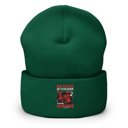 [ID: 266-G237] Blood is Thicker than Water Cuffed Beanie