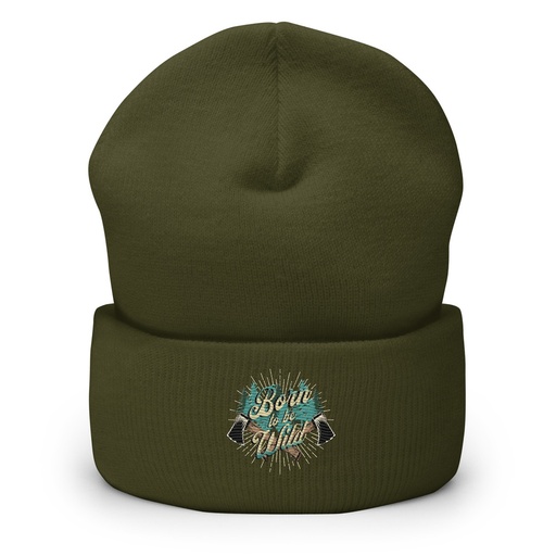 [ID: 266-G262] Born to be Wild (2) Cuffed Beanie