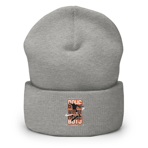 [ID: 266-G279] Boys will be boys Cuffed Beanie