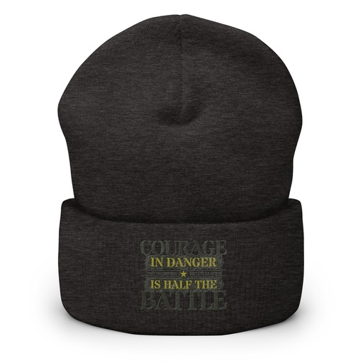 [ID: 266-G281] Brave Soldier Cuffed Beanie