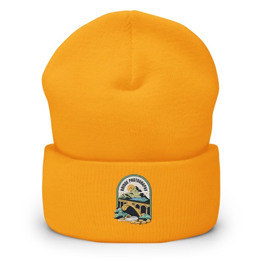 [ID: 266-G285] Bridge Photography - Scenic Cuffed Beanie