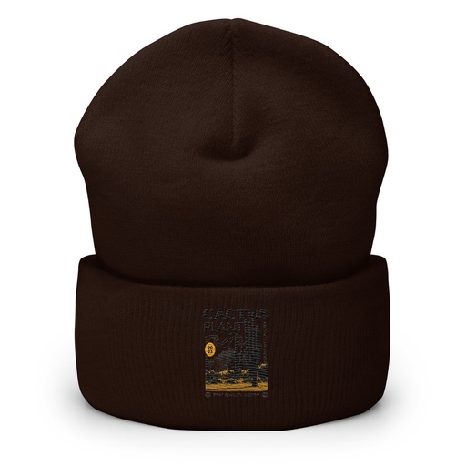 [ID: 266-G304] Cacus Plant - Desert Cuffed Beanie