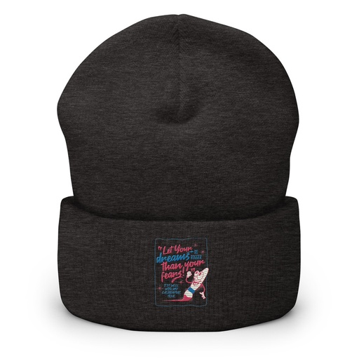 [ID: 266-G320] Calligraphic Soul Cuffed Beanie