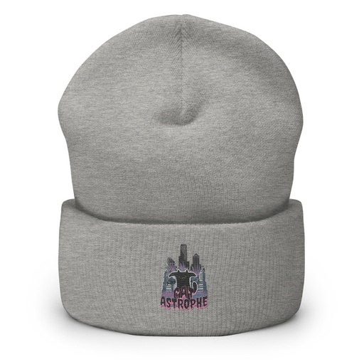 [ID: 266-G340] cat-astrophe Cuffed Beanie