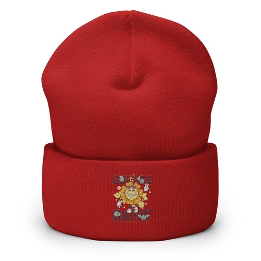 [ID: 266-G371] Choose Happy Cuffed Beanie
