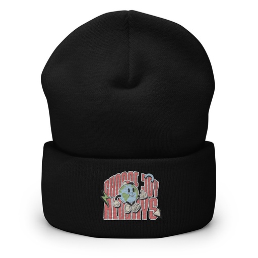 [ID: 266-G372] Choose Joy Always Cuffed Beanie