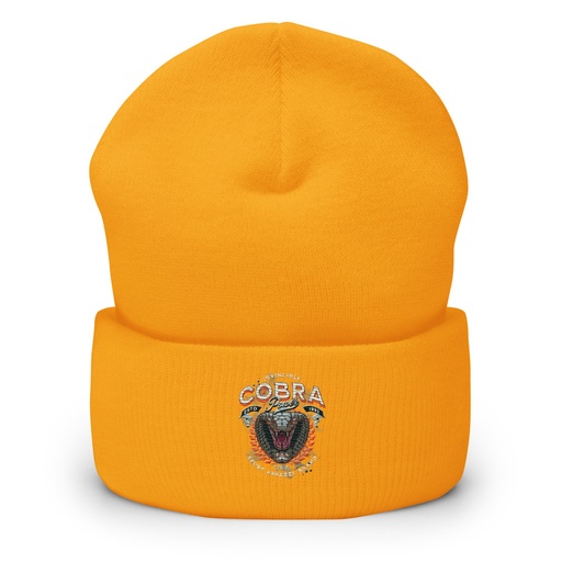 [ID: 266-G390] Cobra Power - Sports Cuffed Beanie