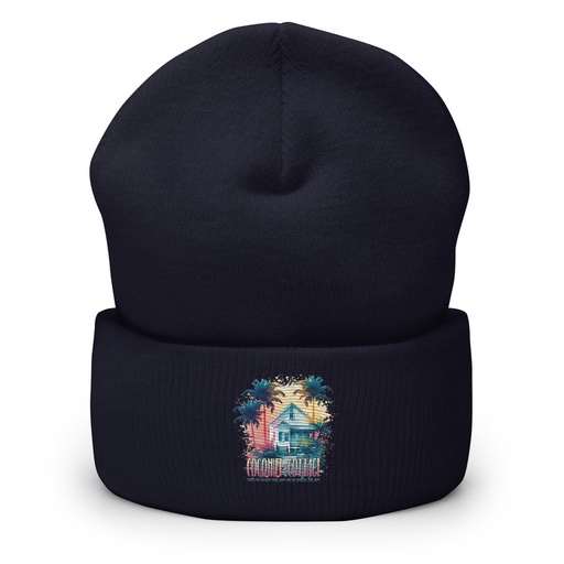 [ID: 266-G391] Coconut Cottage Cuffed Beanie
