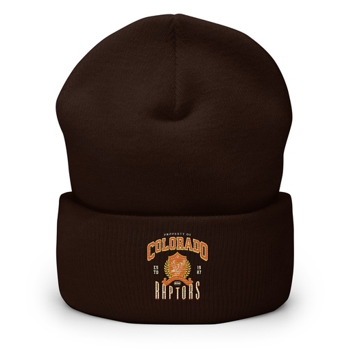 [ID: 266-G407] Colorado Raptors - Rugby Sports Team Cuffed Beanie