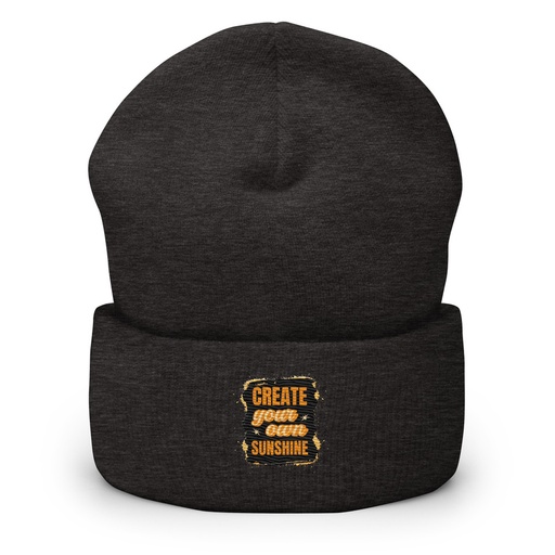 [ID: 266-G432] Create your own Sunshine Cuffed Beanie