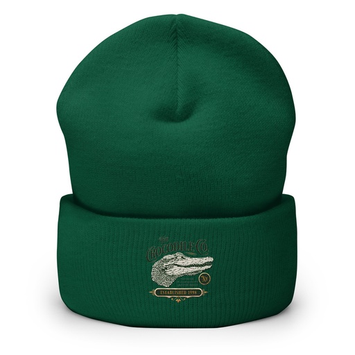 [ID: 266-G439] Crocodile Co. - Wild Animal Cuffed Beanie
