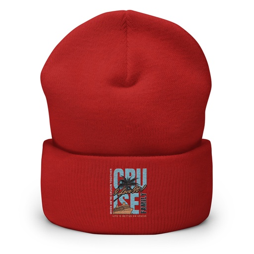 [ID: 266-G440] Cruise Ship Cuffed Beanie
