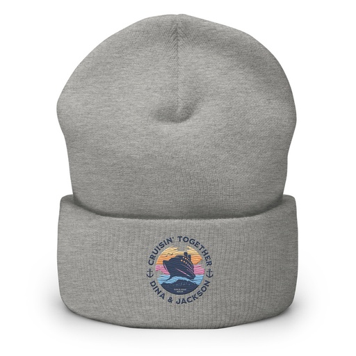 [ID: 266-G441] Cruisin' Together - Cruise Ship Cuffed Beanie