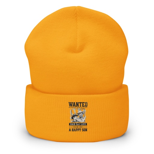 [ID: 266-G461] Dad Wanted Cuffed Beanie