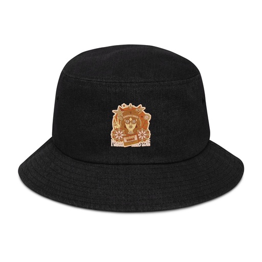 [ID: 501-G11] 60s tee design Denim Bucket Hat