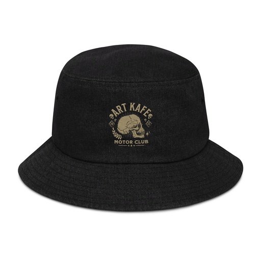 [ID: 501-G103] Art Kafe Motor Club Denim Bucket Hat