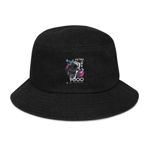 [ID: 501-G112] Astrophel 9000 Denim Bucket Hat