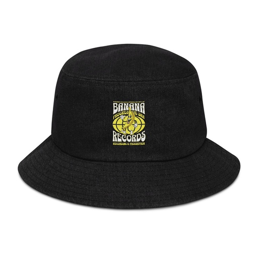 [ID: 501-G136] Banana Records - Comic Character Denim Bucket Hat