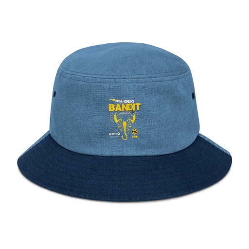 [ID: 501-G138] Bandit Aesthetic - Scorpion Denim Bucket Hat