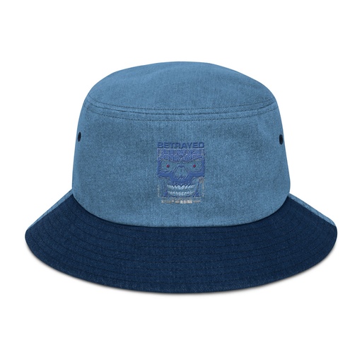 [ID: 501-G191] Betrayed Denim Bucket Hat