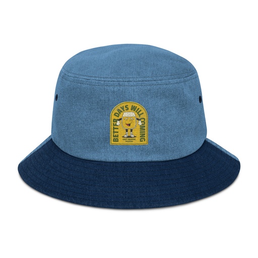 [ID: 501-G194] Better Days Will Coming Denim Bucket Hat