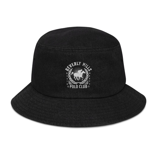 [ID: 501-G196] BEVERLY HILLS POLO CLUB Denim Bucket Hat