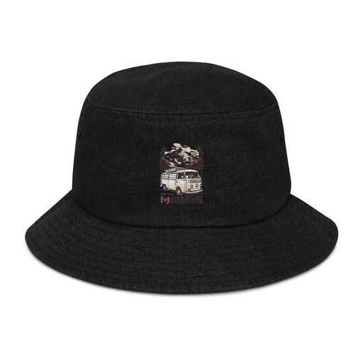 [ID: 501-G200] Big Adventure Denim Bucket Hat