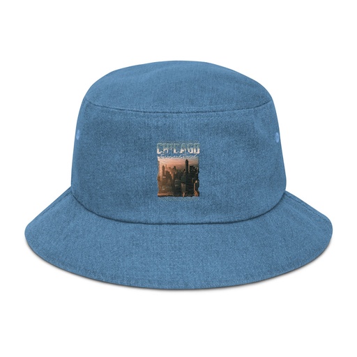 [ID: 501-G257] Born and Raised Denim Bucket Hat
