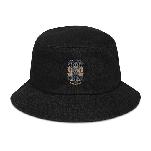 [ID: 501-G301] Butcher Kingdom - Royal Denim Bucket Hat